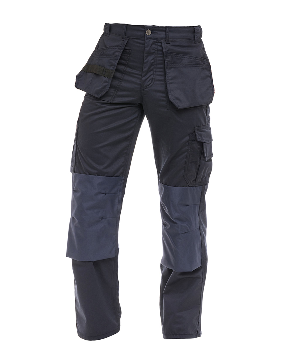 Men Construction Cordura Knee Reinforcement Utility WorkWear Trousers ...